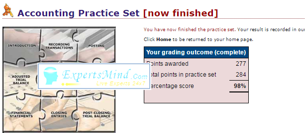284 MARKS Perdisco Assignments Help
