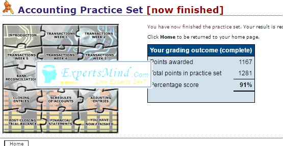 1036 MARKS Perdisco Assignments Help